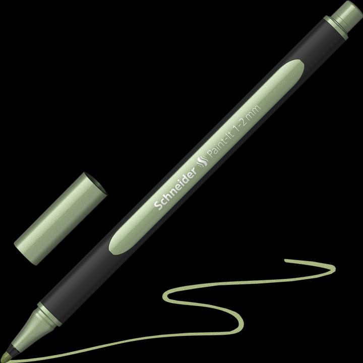 Image du produit Schneider Fineliner Metallicliner Paint-it Vintage Green (vintage green metallic, 1 x)