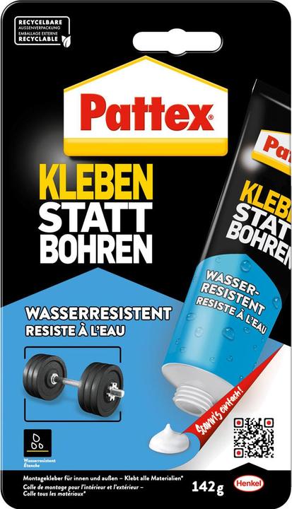 Actual product image Pattex Gluing instead of drilling