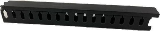 RS PRO Verdrahtungskanal Schwarz, 25 mm x 50mm, Länge 1m Kunststoff, Seitenwand Offen (100 cm)