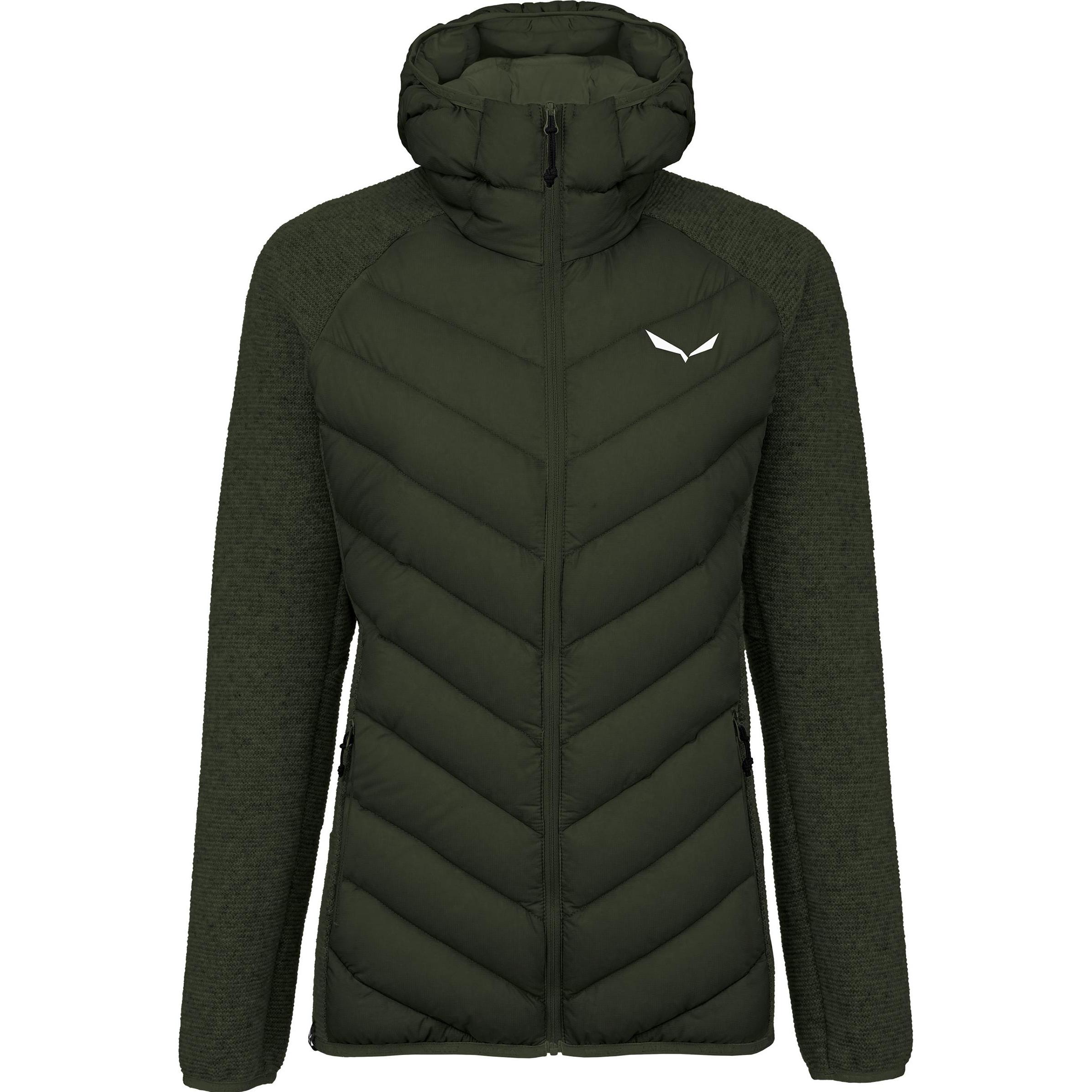 Salewa, Damen, Jacke, Women's Fanes Sarner/Down Hybrid Jacket (36, S), Grün, S, 36