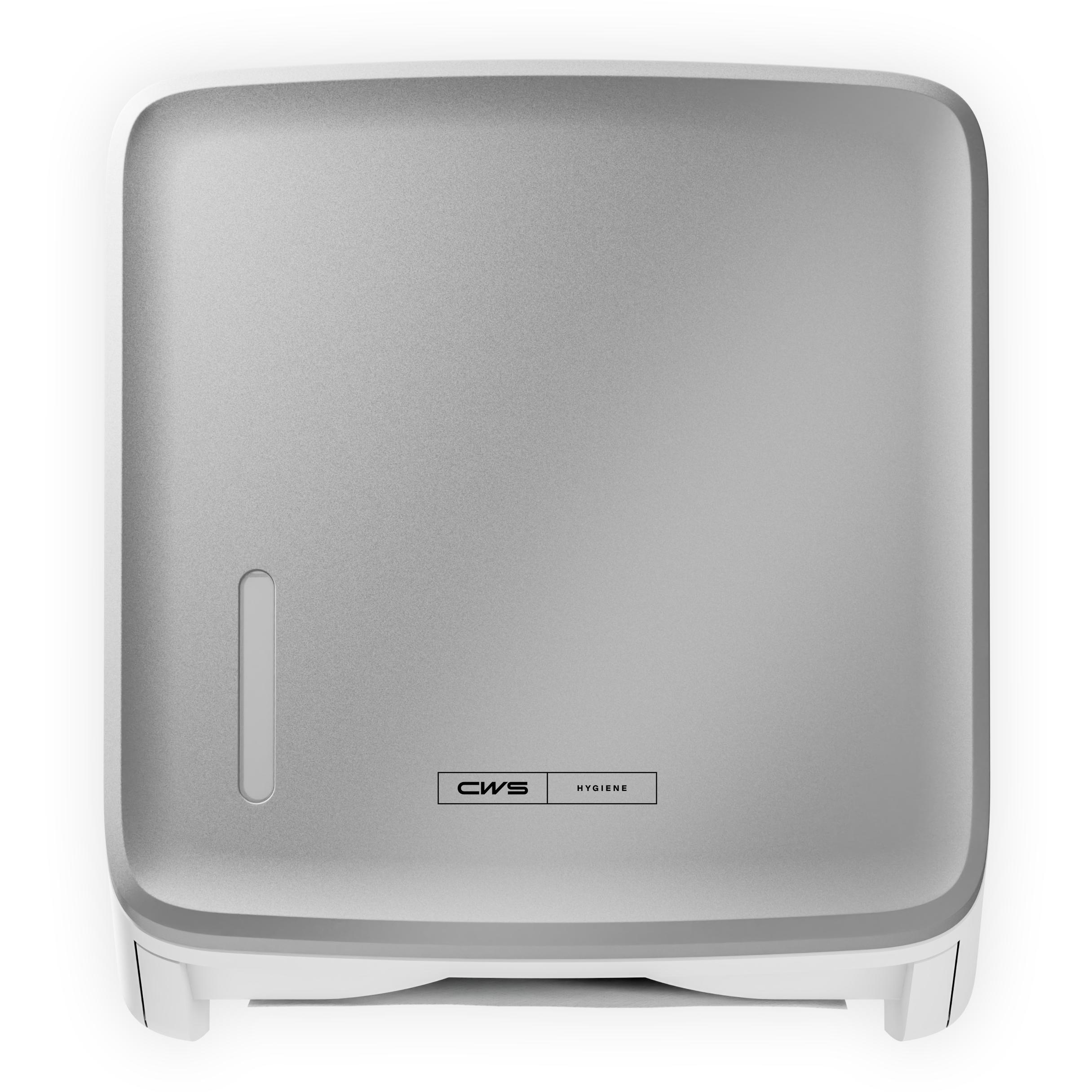 CWS, Distributore di asciugamani di carta, Pannello PureLine Carta Argento