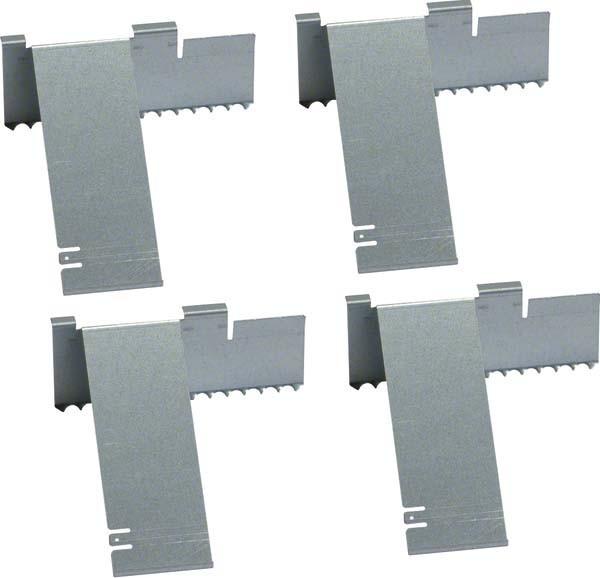 Hager TEH DABA501609VERZ Set di accoppiamento per anta DABA50160 in acciaio zincato (Tubazione, 13 cm)