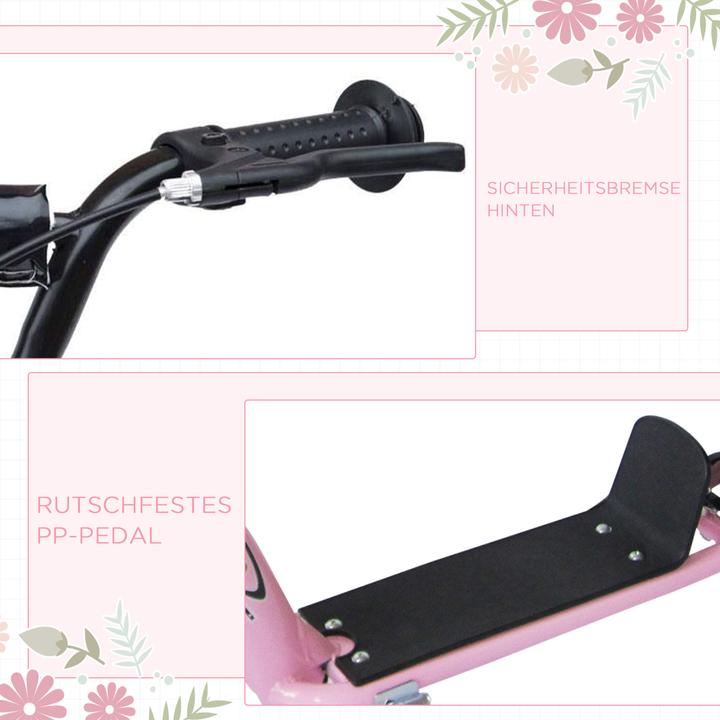 Actual product image Homcom Children's scooter anti-slip tread, metal bike stand for parking