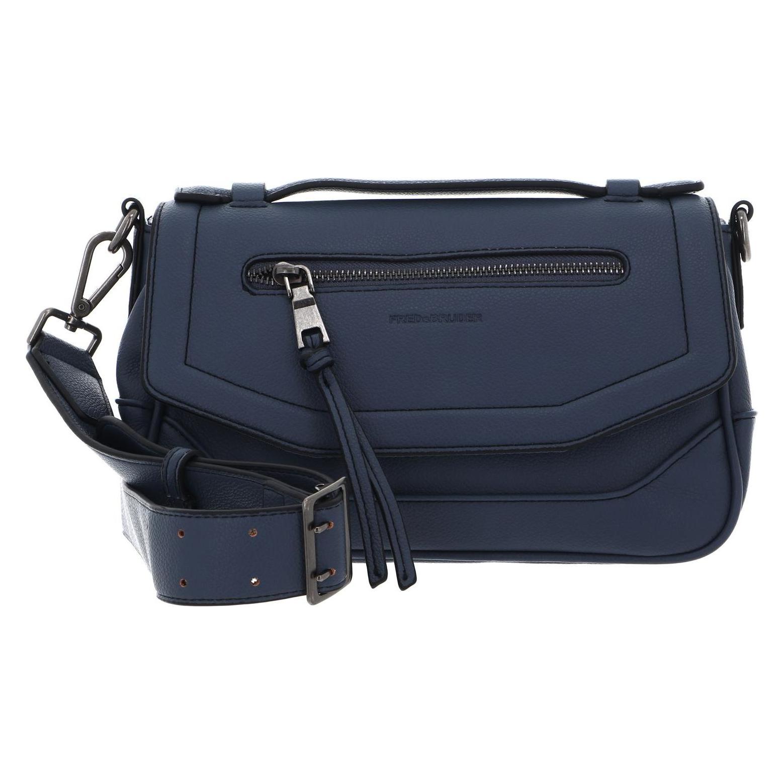 FredsBruder, Damen, Handtasche, Bestie Flap Crossbody Bag, Blau, Grau