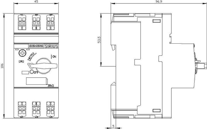 Produktbild Siemens Leistungsschalter für Motorschutz 10A