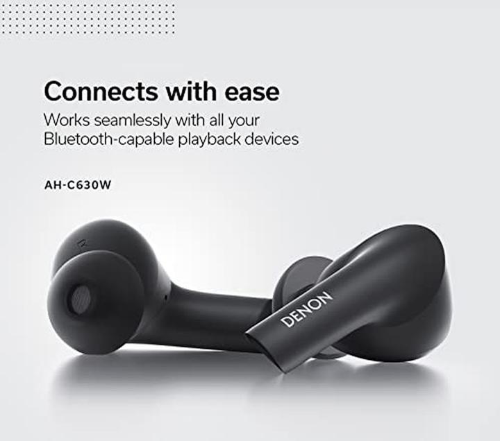 Actual product image Denon In-Ear Headphones AH-C630W White (No noise cancellation, 18 h, Wireless)