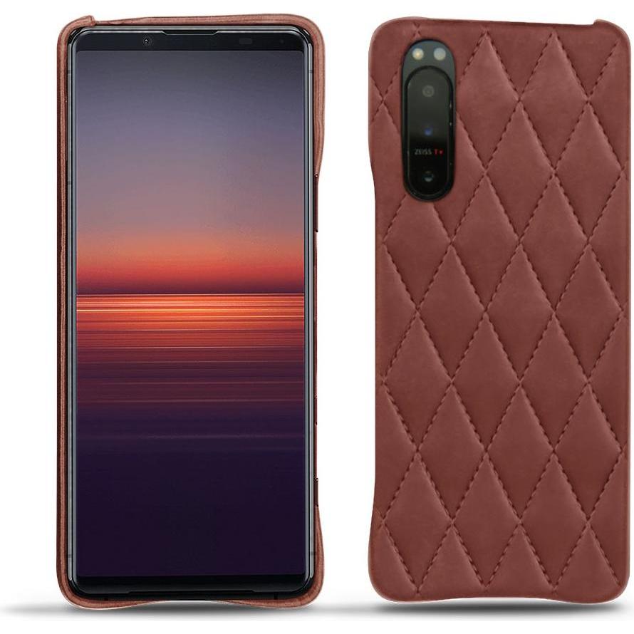 Noreve Lederschutzhülle (Sony Xperia 5 II), Smartphone Hülle, Rot