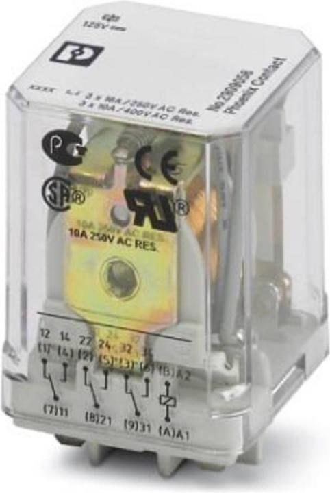Phoenix Contact REL-PR3-125DC/3X21 Relay 125 V/DC 16 A 3 CO 50 pcs.
