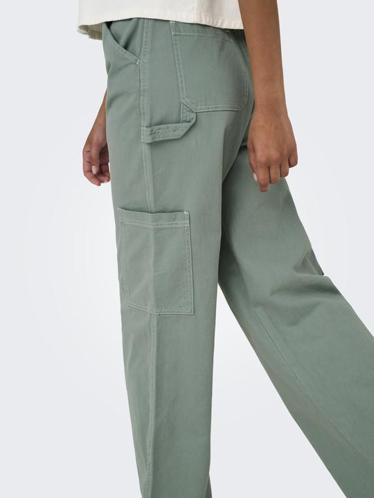 Immagine prodotto JdY Pantaloni a gamba larga Pantaloni a vita alta Pantaloni cargo (L)