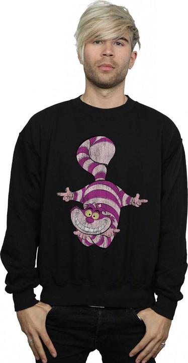 Actual product image Disney Mens Alice In Wonderland Cheshire Cat Upside Down Sweatshirt (4XL)