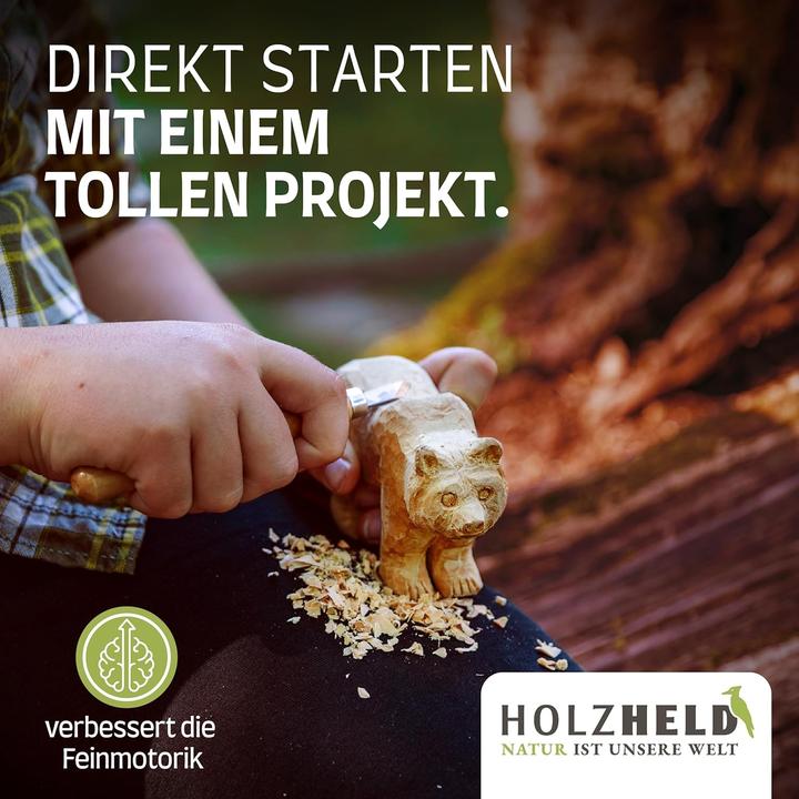 Immagine prodotto Holzheld Set di utensili da intaglio da 16 pezzi