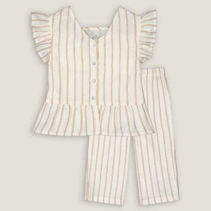 Actual product image La Redoute Collections Blouse and trousers set (110)