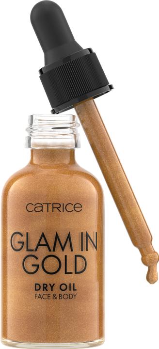 Actual product image Catrice Glam In Gold Dry Oil (Gold, Highlighter)