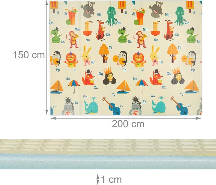 Actual product image Relaxdays Spielmatte (200 x 150 x 1 cm)