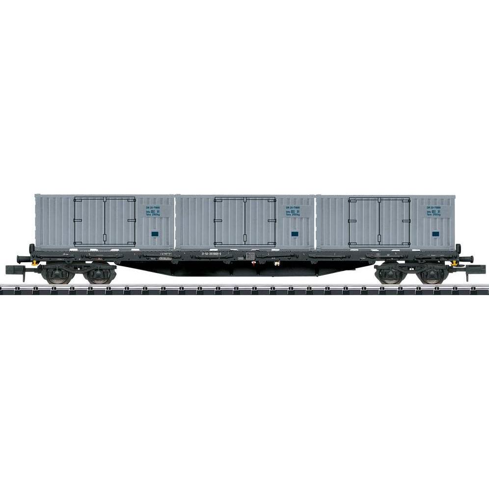 MiniTrix T18431 Flachwagen Rgs 3910 der DR (Spur N)