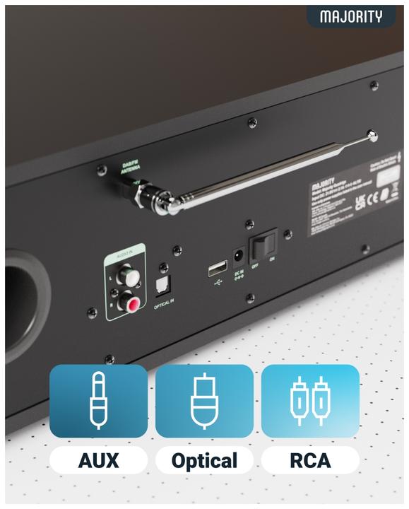 Produktbild Majority Quadriga (DAB+, FM, Internetradio, Bluetooth, WLAN)