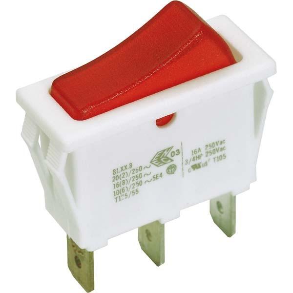 Bachmann EB-Wippenschalter, Taster + Schalter, Rot