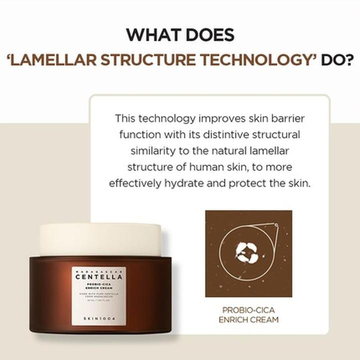 Actual product image Skin1004 Madagascar Centella Probio-Cica Enrich (50 ml, Day cream)