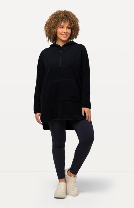 Produktbild Ulla Popken Long-Teddy-Fleecepullover, Kapuze, Zipper, Langarm (46, 48)