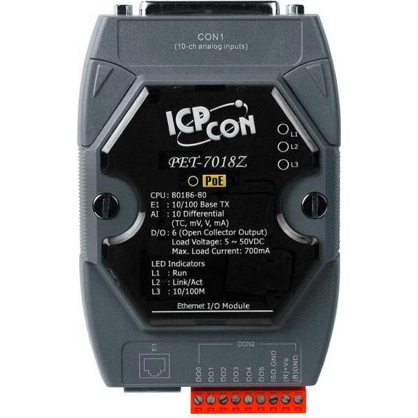 Moxa Web Based I/O Module - Poe, Netzwerkadapter