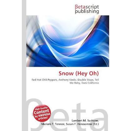 Snow (Hey Oh), Fachbücher