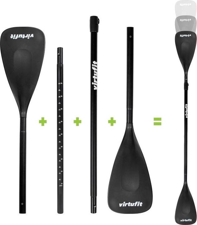 Virtufit Pagaia per kayak regolabile (210 cm, 2-piece)