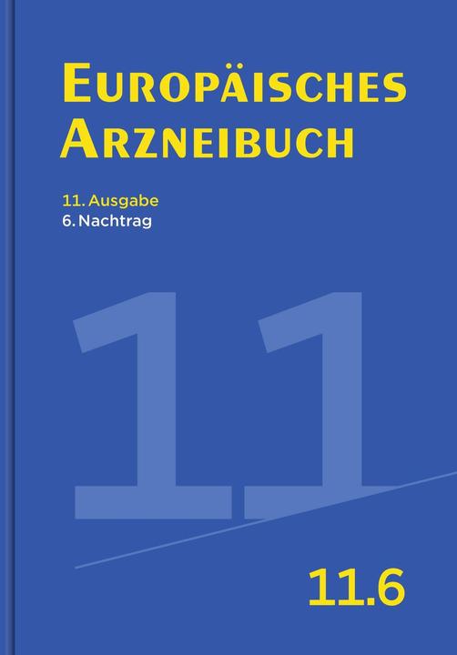 Produktbild Europisches Arzneibuch 11. Ausgabe, 6. Nachtrag (Deutsch, 2025)