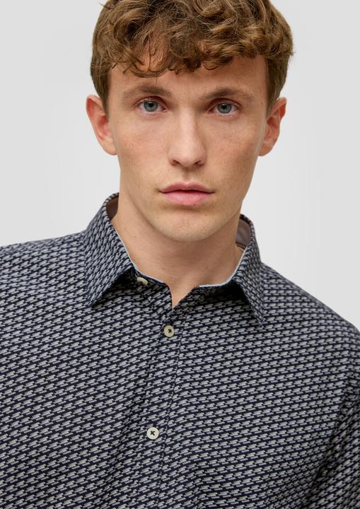 Immagine prodotto s.Oliver Hemd Slim: Langarmhemd aus Baumwollmix (M)