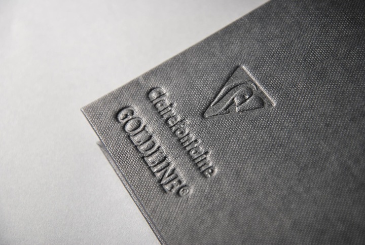 Actual product image Clairefontaine GOLDLINE - Spiral notebooks (A4, Plain, Hardcover)