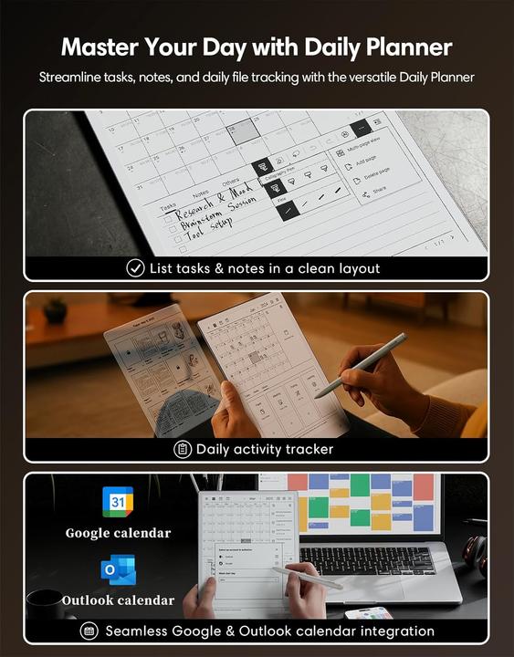 Actual product image Viwoods AiPaper (WLAN only, 10.65", 128 GB, Grey, White)