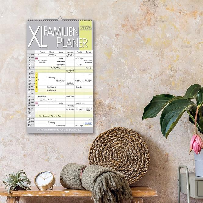 Image du produit Planificateur familial XL (27 x 46 cm, Couverture rigide, Allemand)