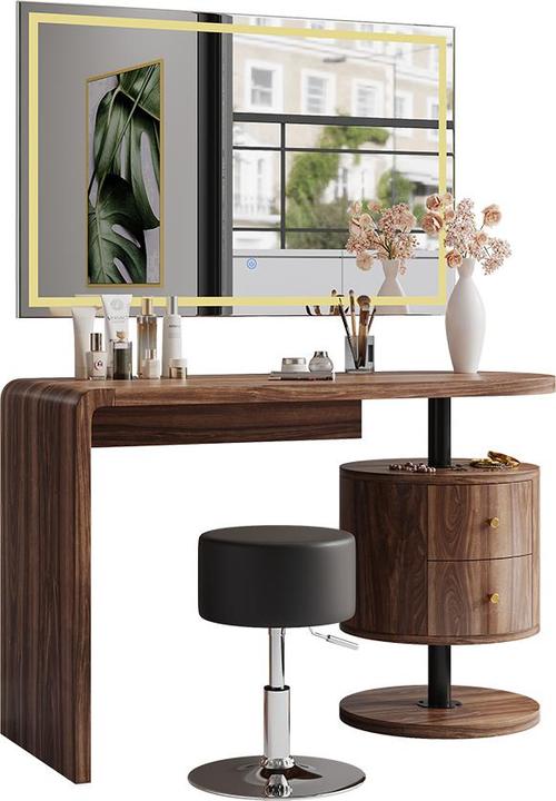 Produktbild Vicco Lara mit Hocker und Beleuchtung (120 x 50 x 76 cm)