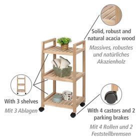 Produktbild Wenko Rollregal 3 Etagen Acina