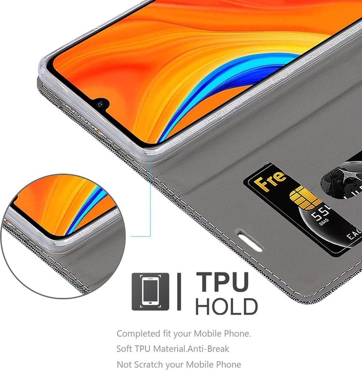 Produktbild Cadorabo Book Jeans Optik Cover (Huawei Y6s)