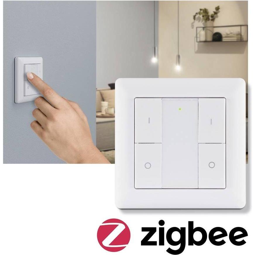 Thumbnail - Paulmann, Lichtschalter + Storenschalter, Wandschalter Smart Home Zigbee On/Off/Dimm