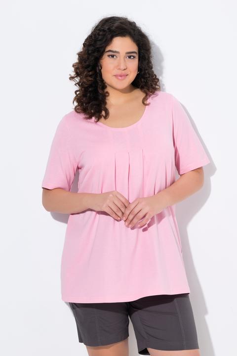 Actual product image Ulla Popken Essential Front Pleat Tee (42, 44)