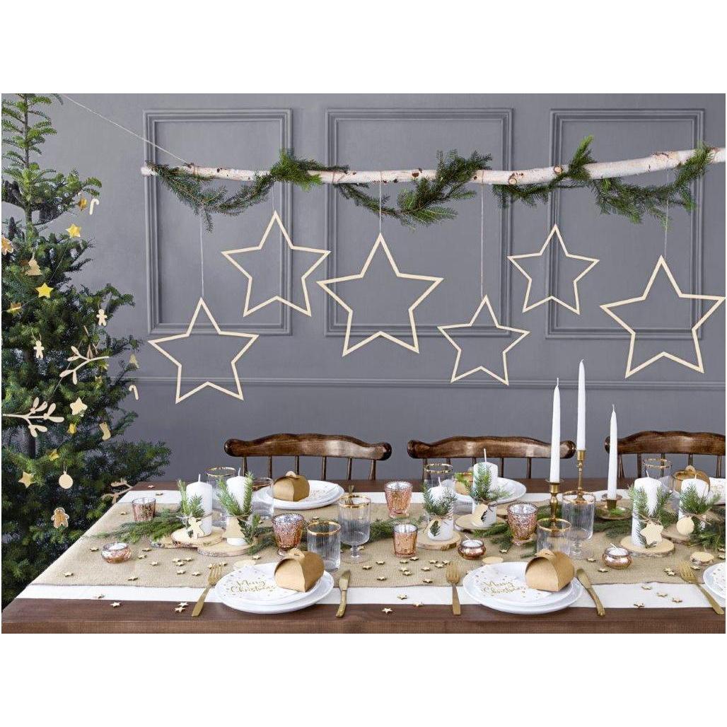 Thumbnail - Partydeco, Tischdecke, Merry Christmas (50 x 250 cm)