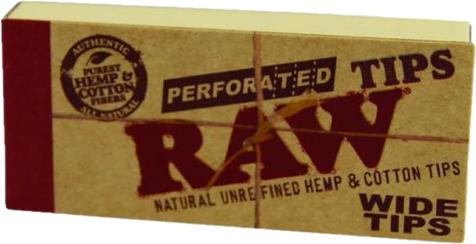 Actual product image RAW Wide Perforated Tips