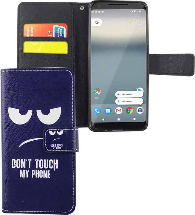 Produktbild König Design Hülle Handy Schutz für Google Pixel 2 Case Cover Tasche Wallet Etui Handyhülle (Google Pixel 2)