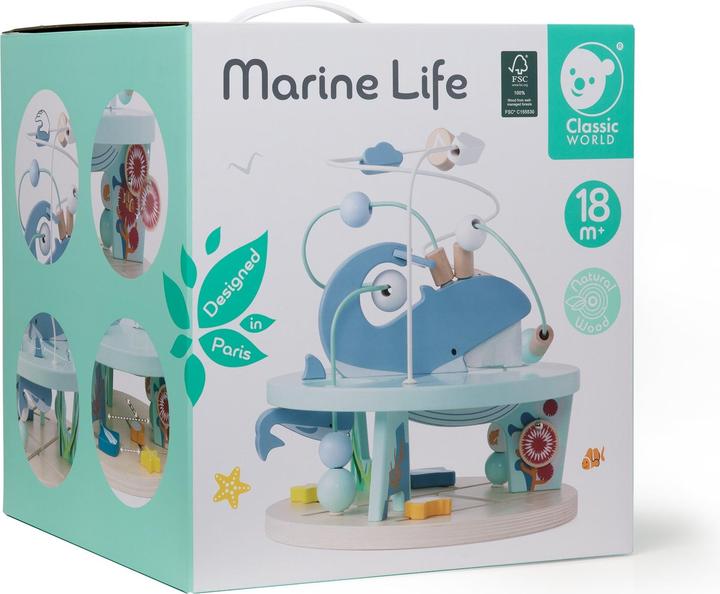 Immagine prodotto Classic World Mondo subacqueo a spirale motorizzato in legno
