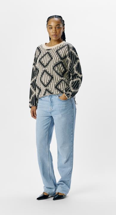 Produktbild Object Gemusterter Strickpullover (XL)