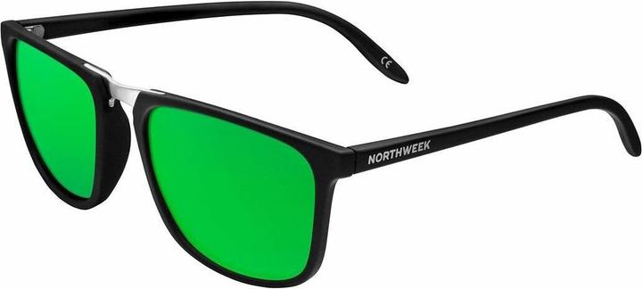 Image du produit Northweek Lunettes de soleil Shelter Matte Black Green Polarized Taille unique