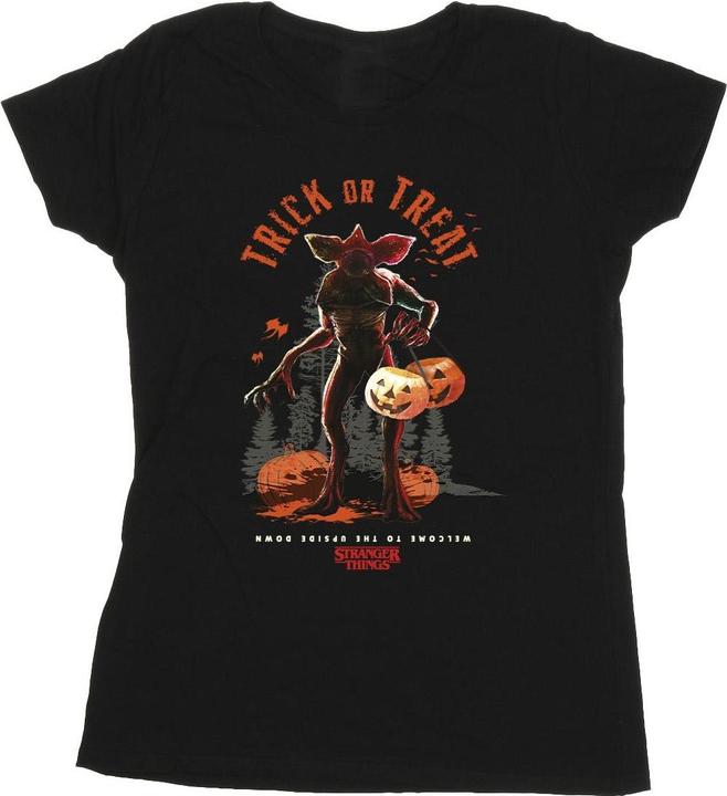 Image du produit Netflix - T-shirt STRANGER THINGS TRICK OR TREAT DEMAGORGON - Femme (XL)
