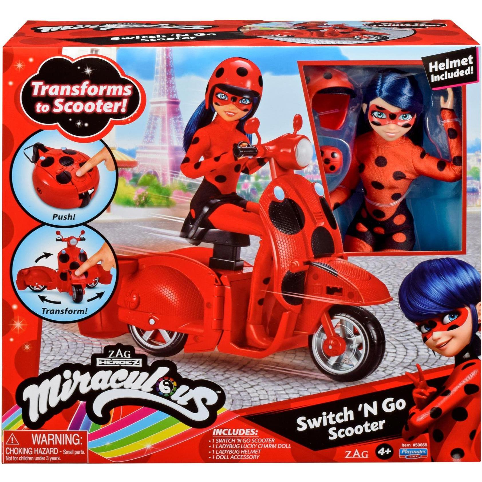 Thumbnail - Bandai Miraculous Ladybug Scooter mit Puppe
