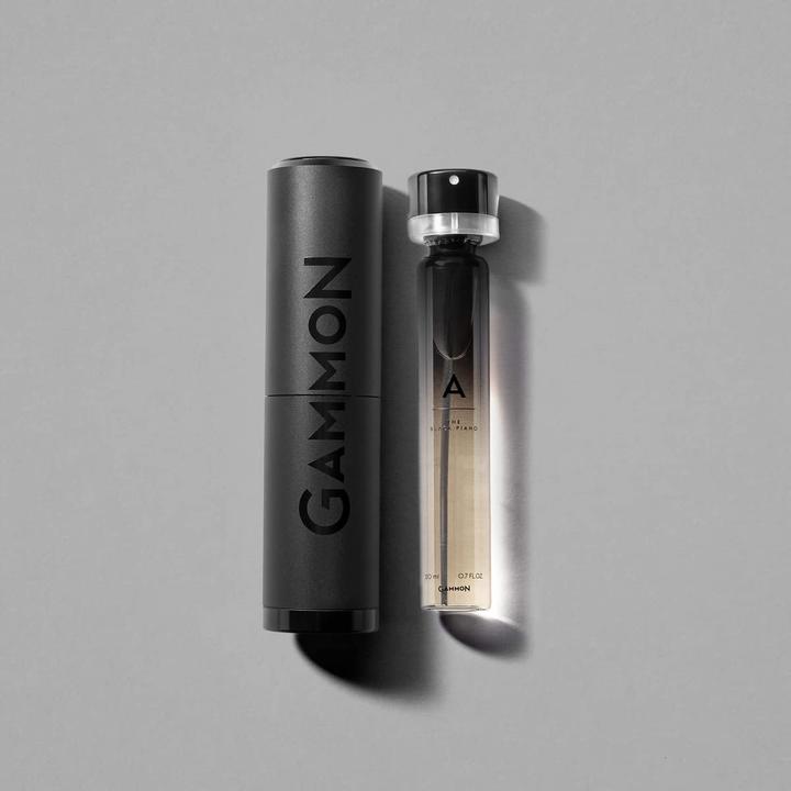 Gammon Black Notes Parfum Starter A (1x20 ml), das holzig-süsse BLACK PIANO Herren Parfum