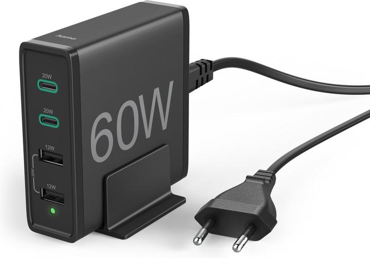 Produktbild Hama Schnellladegerät 4 Ports (60 W, 4 Ports)