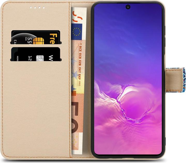 Actual product image Cadorabo Case Book Print (Samsung Galaxy A91, Samsung Galaxy S10 Lite)