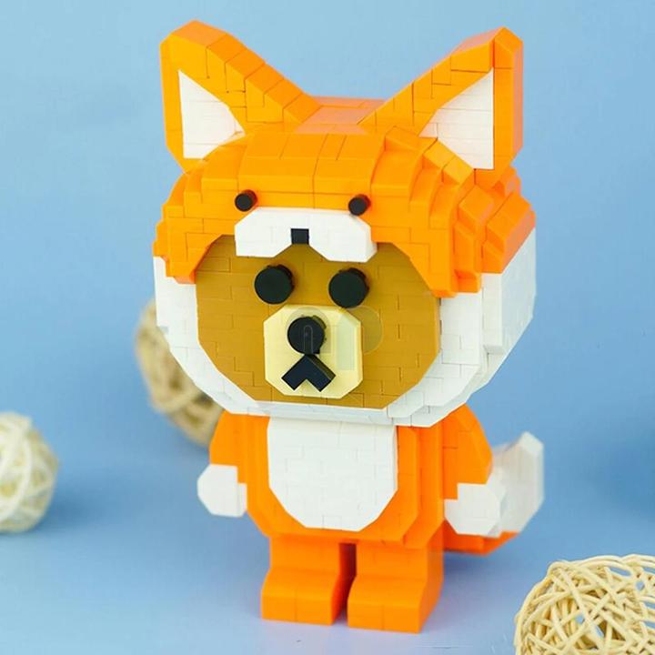 Produktbild LOZ 9250 - Fuchs Bär (860 Teile)