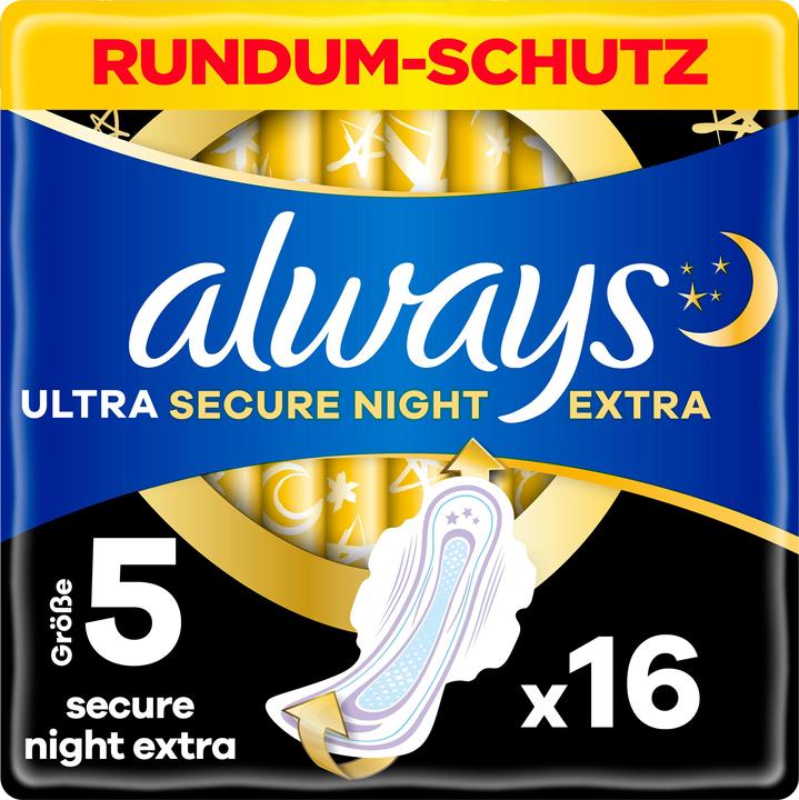 Produktbild Always Ultra Secure Night Extra (16 x)