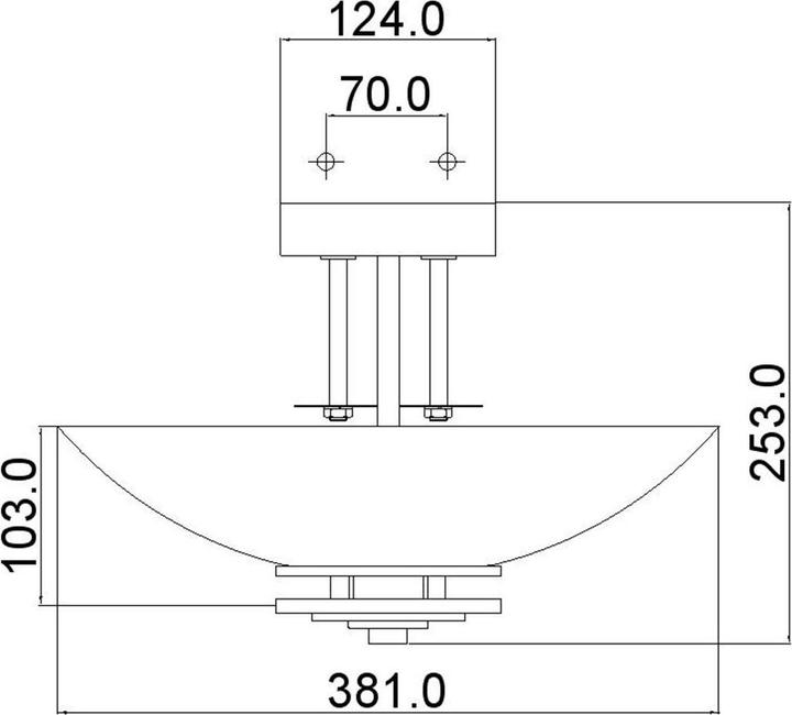 Actual product image Elstead Lighting Hendrik LED ceiling light G9 triple polished chrome IP44 (960 lm, G9)